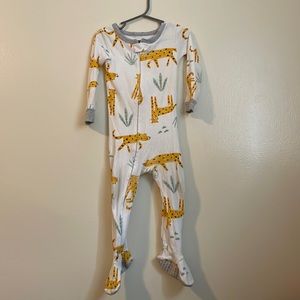 Toddler one piece footie pajamas